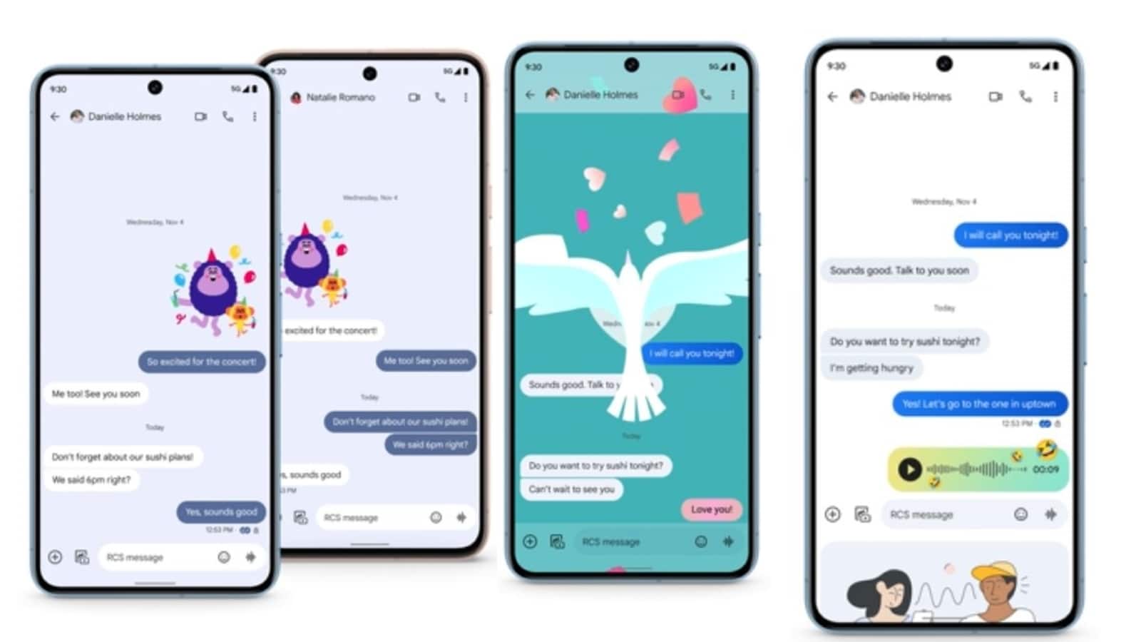 Google Messages update: Transform your texts with Photomojis, Voice Moods, and more