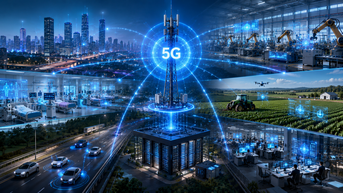 5G technology is enabling faster connectivity, automation, and digital transformation across industries.