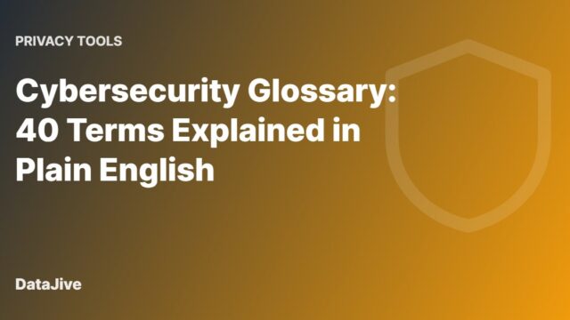 Cybersecurity Glossary: 40 Terms Explained in Plain English