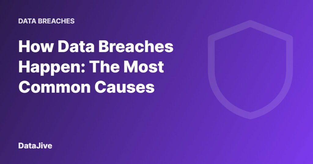 How Data Breaches Happen: The Most Common Causes