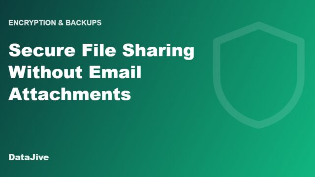 Secure File Sharing Without Email Attachments