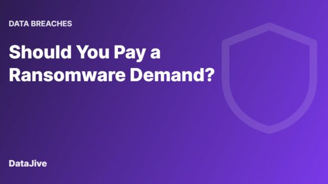 Should You Pay a Ransomware Demand?
