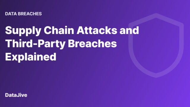 Supply Chain Attacks and Third-Party Breaches Explained